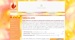 Desktop Screenshot of calefaccioncentral.net